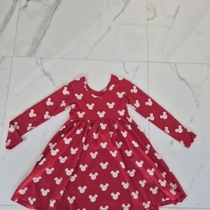 Hanna Andersson Red Dress with pockets with Mouse Pattern Size US 8